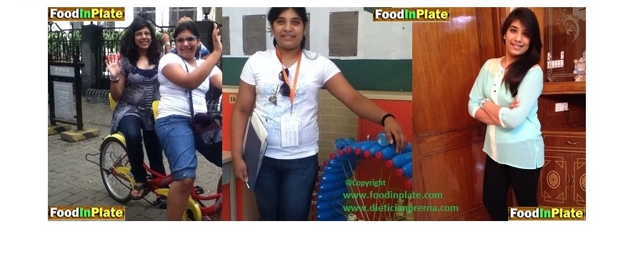 CLIENT, BEFORE AND AFTER WEIGHT LOSS   : DIETICIAN PRERNA CLINIC